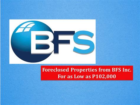 Bahay financial services foreclosed properties